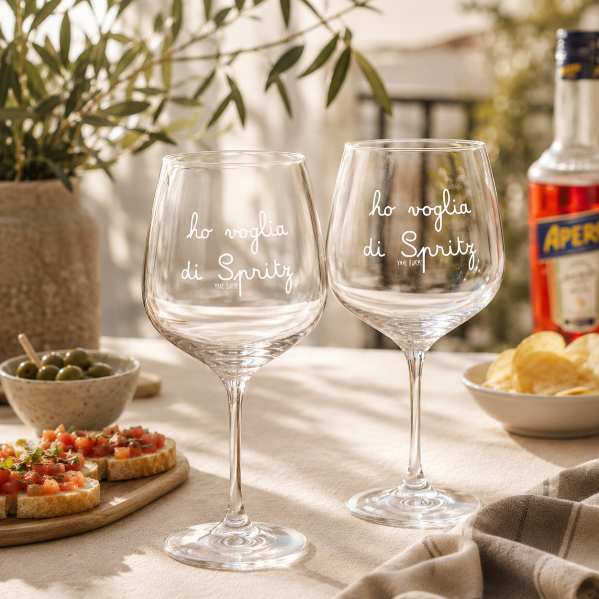 set due calici cocktail per aperitivo