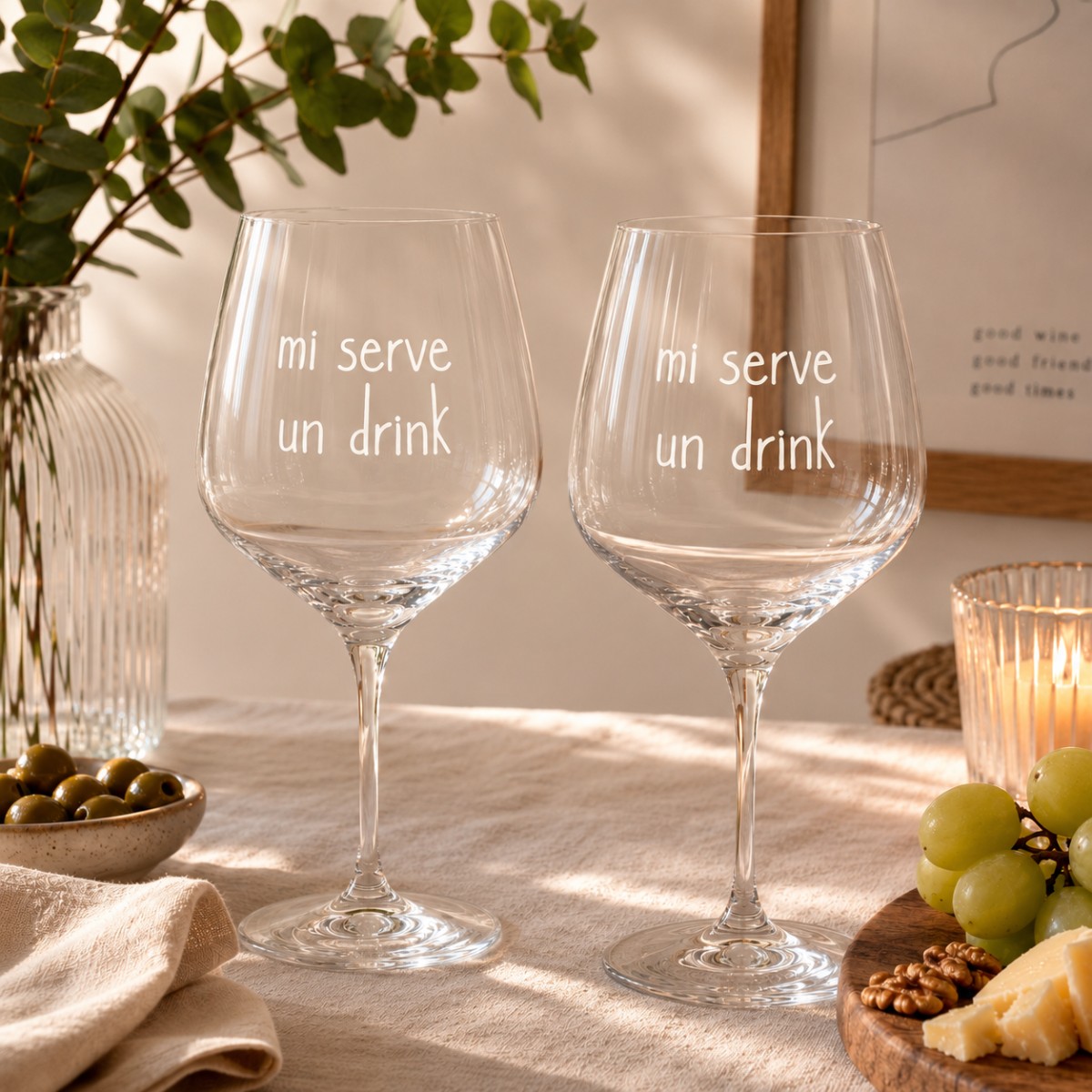 set due calici cocktail per aperitivo