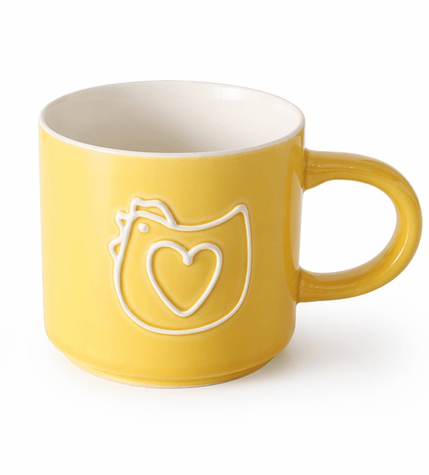 tazza con disegno gallina