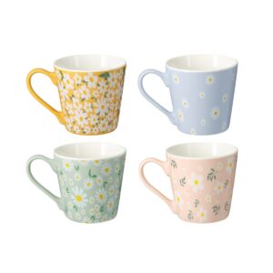 tazza con disegno margherite