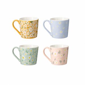 tazza con disegno margherite