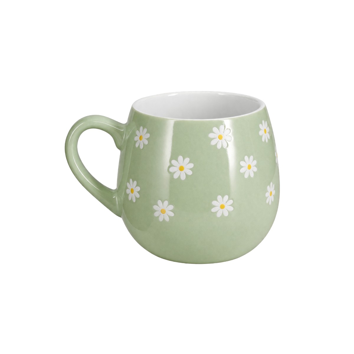 tazza con disegno margherite