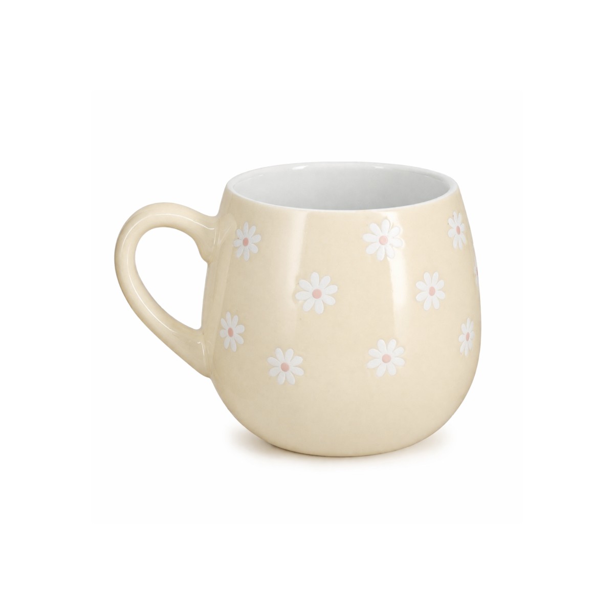 tazza con disegno margherite