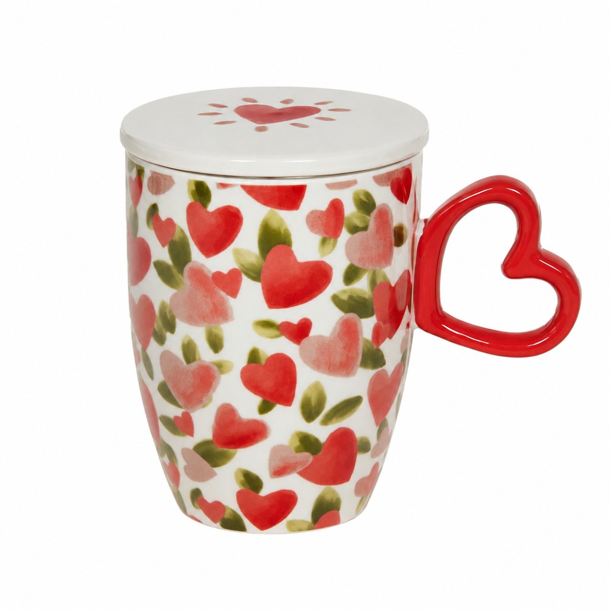 tazza con filtro disegno cuore