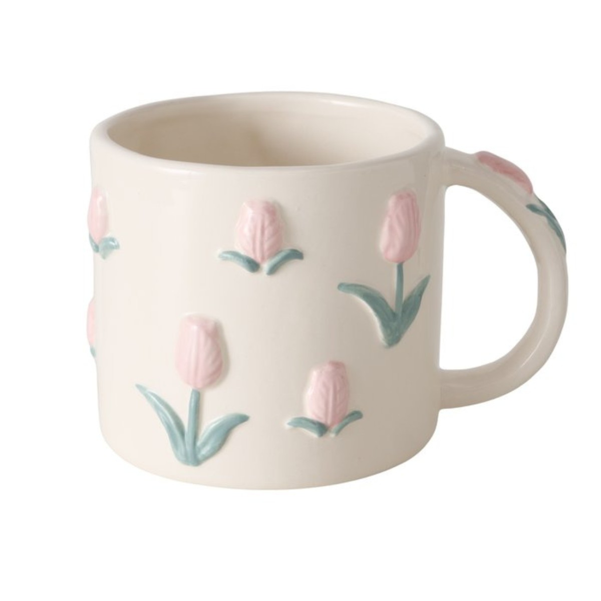 tazza con disegno tulipani