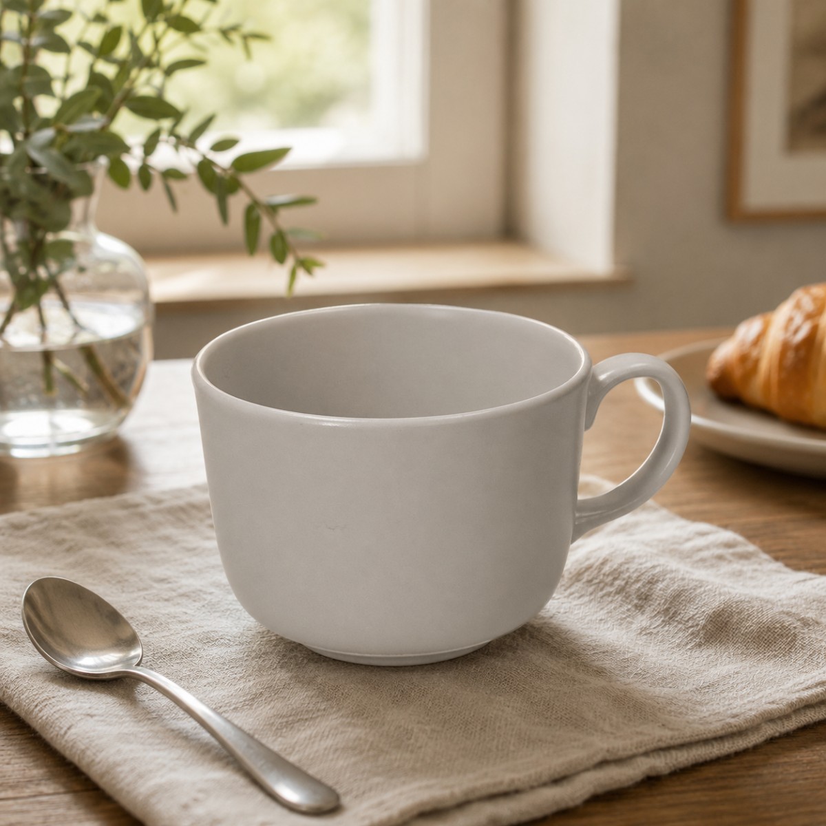 tazza colazione colore tortora
