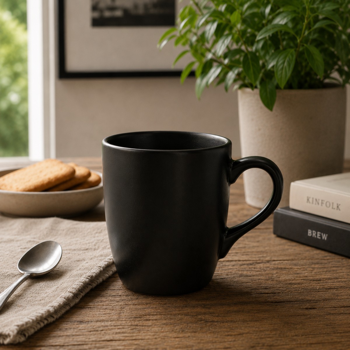 mug tazza colore nero