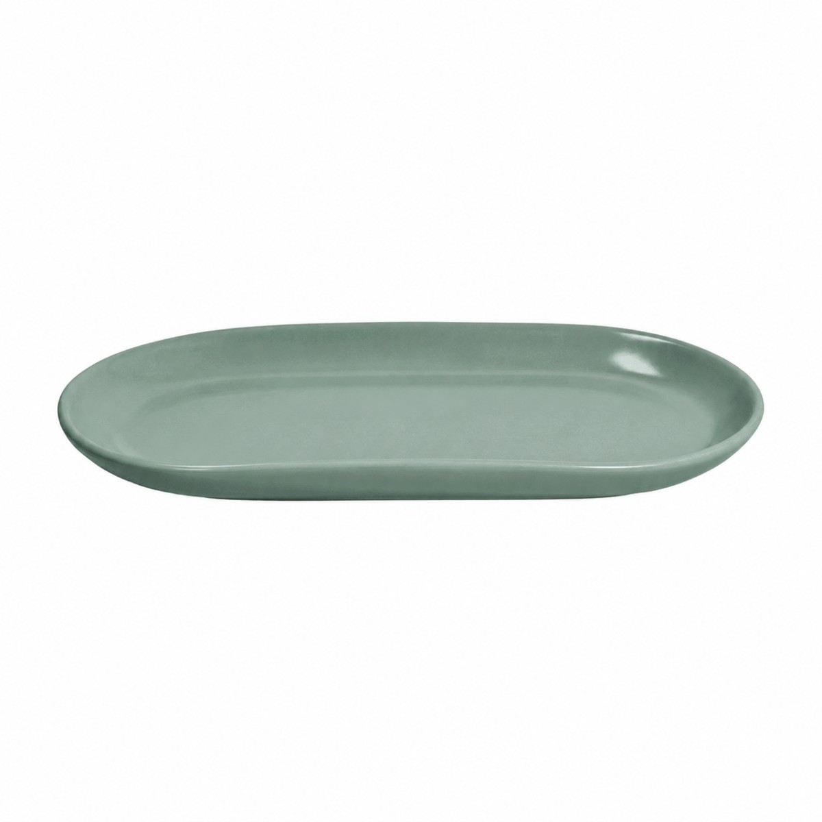 vassoio ovale colore verde
