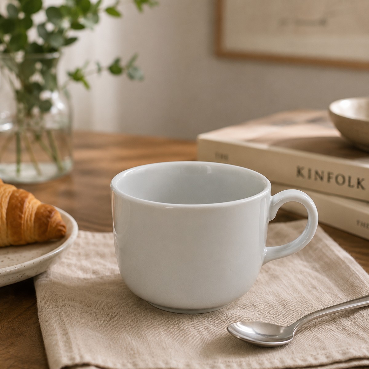 tazza colazione colore grigio