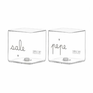 set sale e pepe in vetro