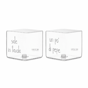 set sale e pepe in vetro