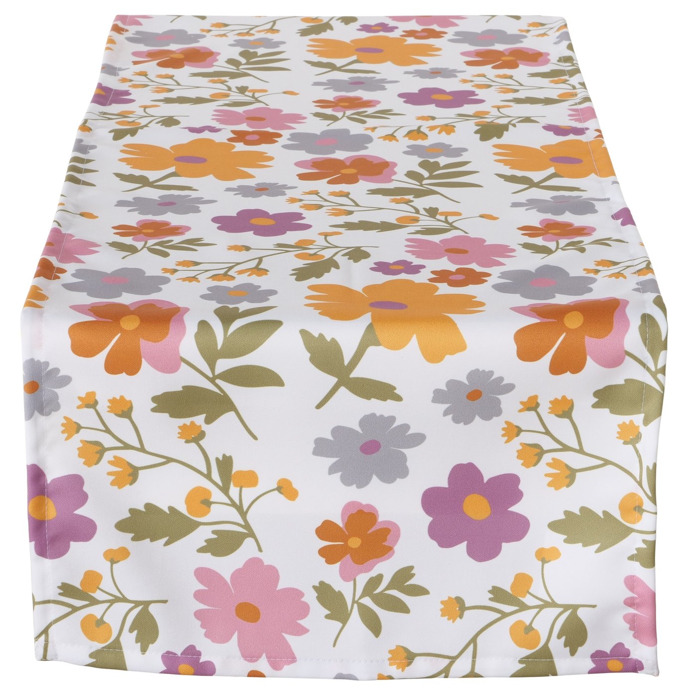 runner con disegno fiorellini