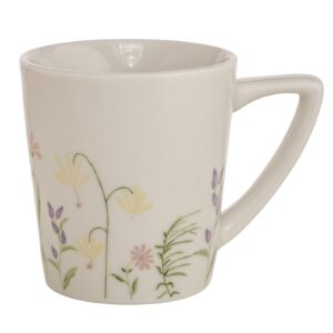 tazza con disegno fiori