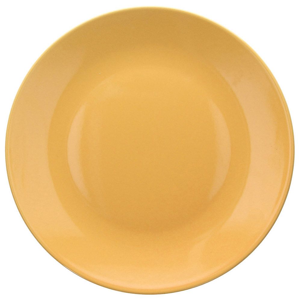 piatto piano colore giallo