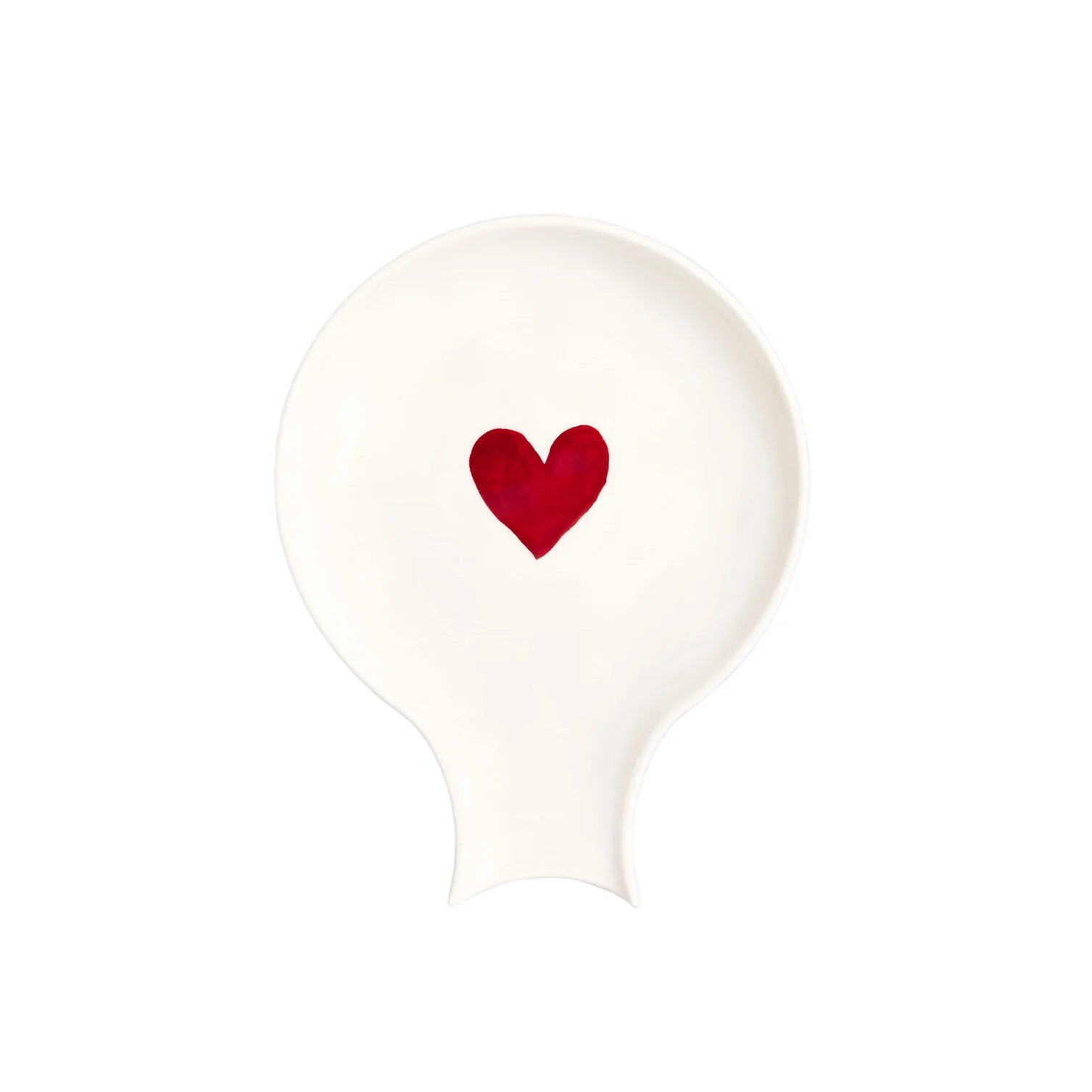 poggiamestolo cuore rosso