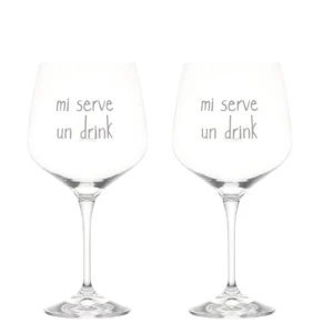 set due calici cocktail per aperitivo