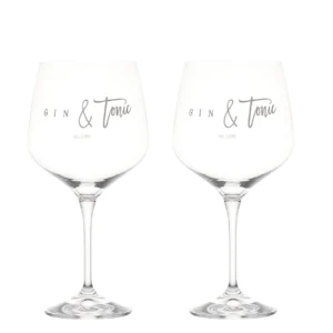 set due calici cocktail in vetro
