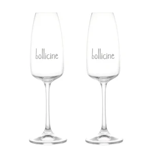 set due calici flute prosecco