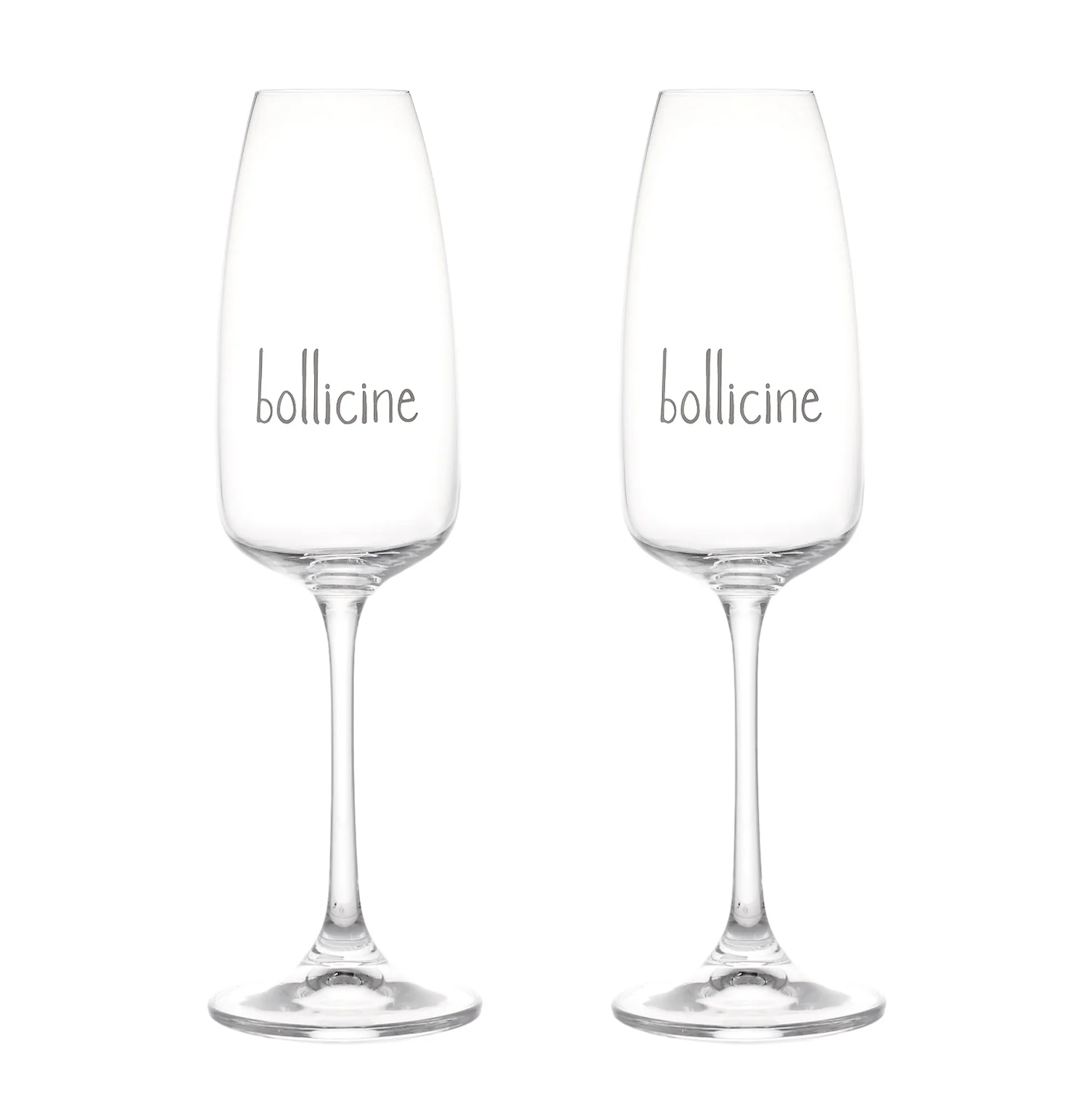 set due calici flute prosecco