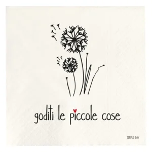 tovaglioli in carta goditi le piccole cose
