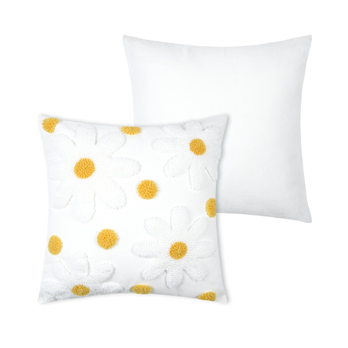 cuscino con disegno margherite
