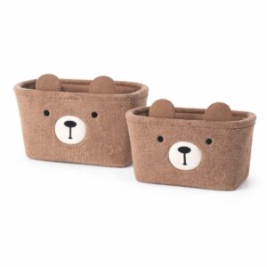 set due ceste colore marrone
