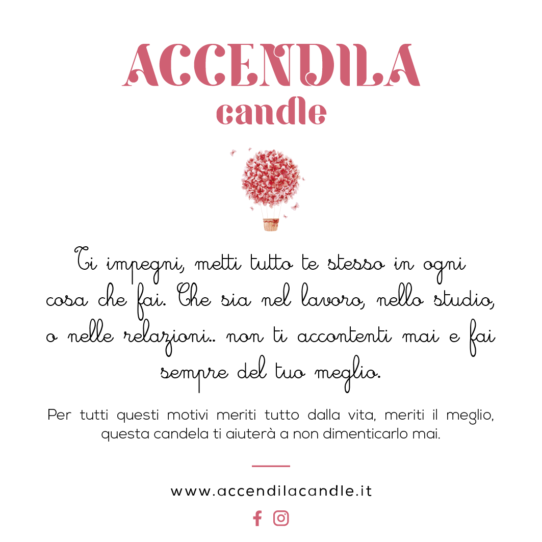 candela accendila meriti il meglio