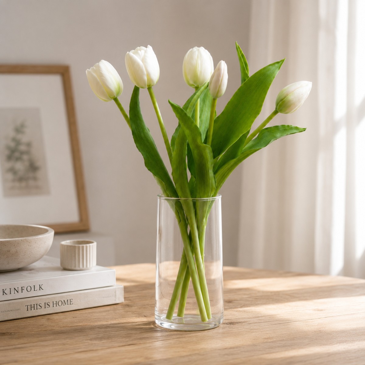 mazzo di tulipani colore bianco