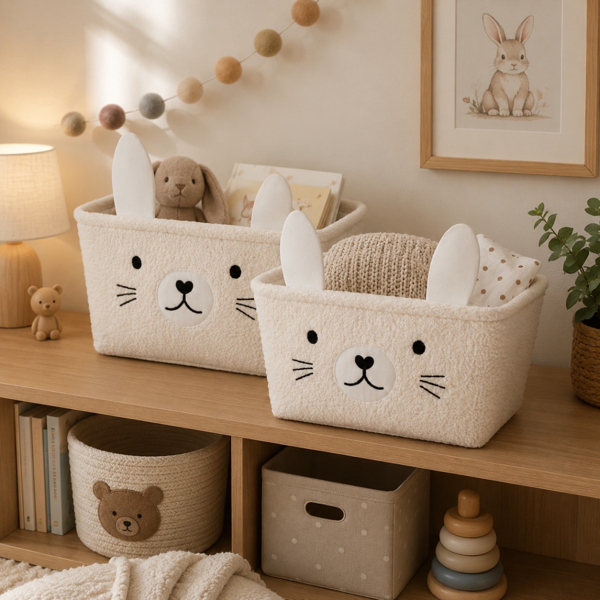 set due ceste colore bianco