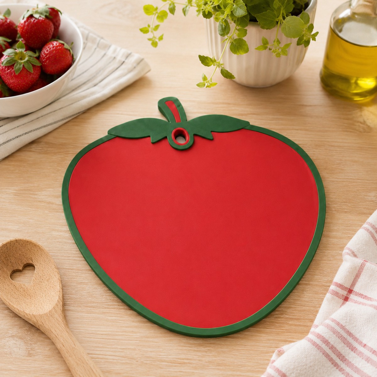 tagliere a forma di fragola