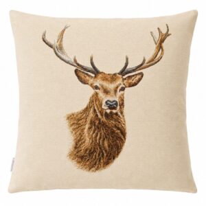 cuscino con disegno cervo