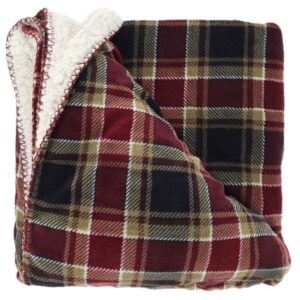 coperta plaid a righe