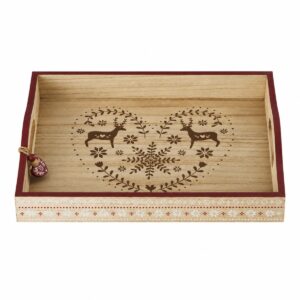 vassoio rettangolare in legno