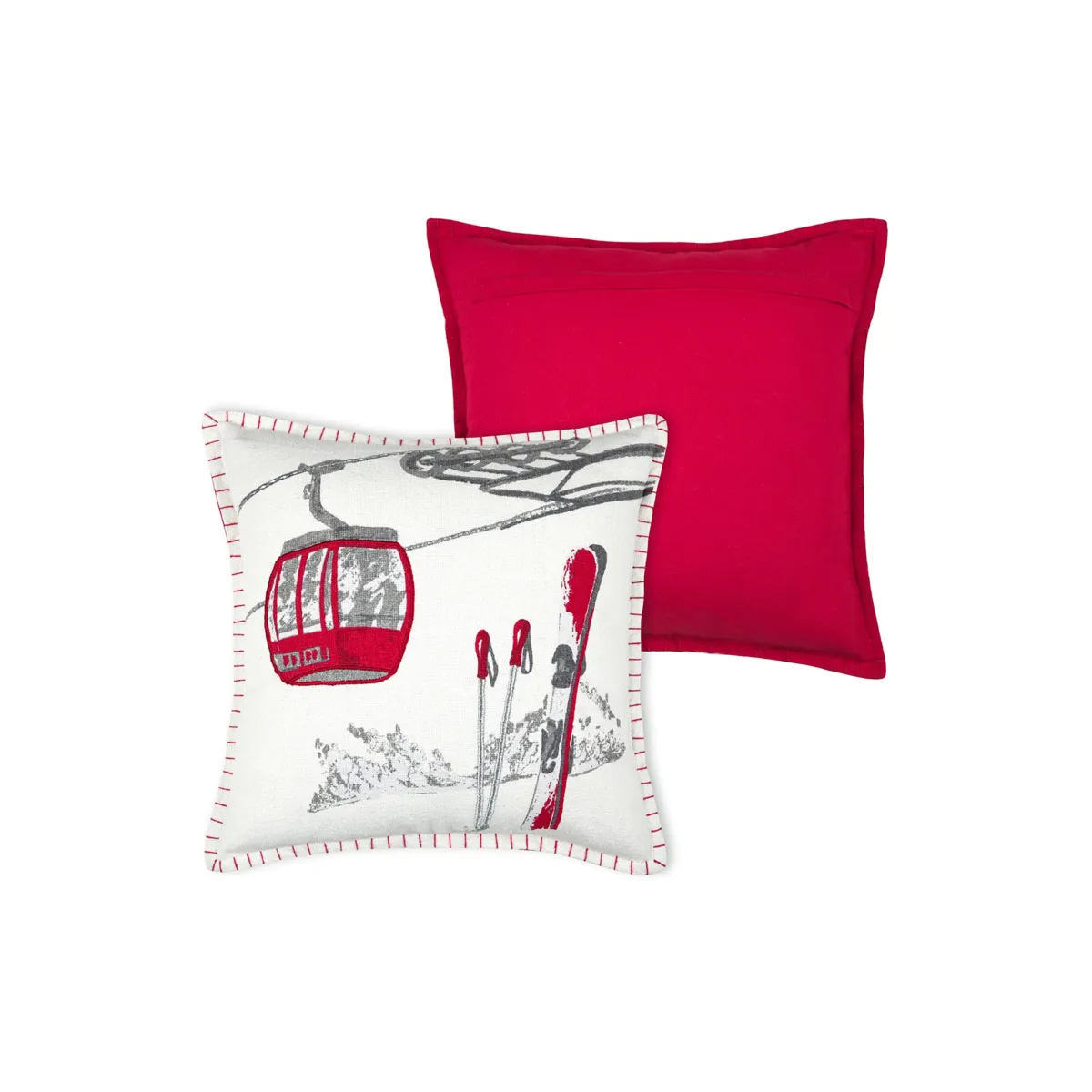 CUSCINO QUADRATO "VILLARD" ECRU