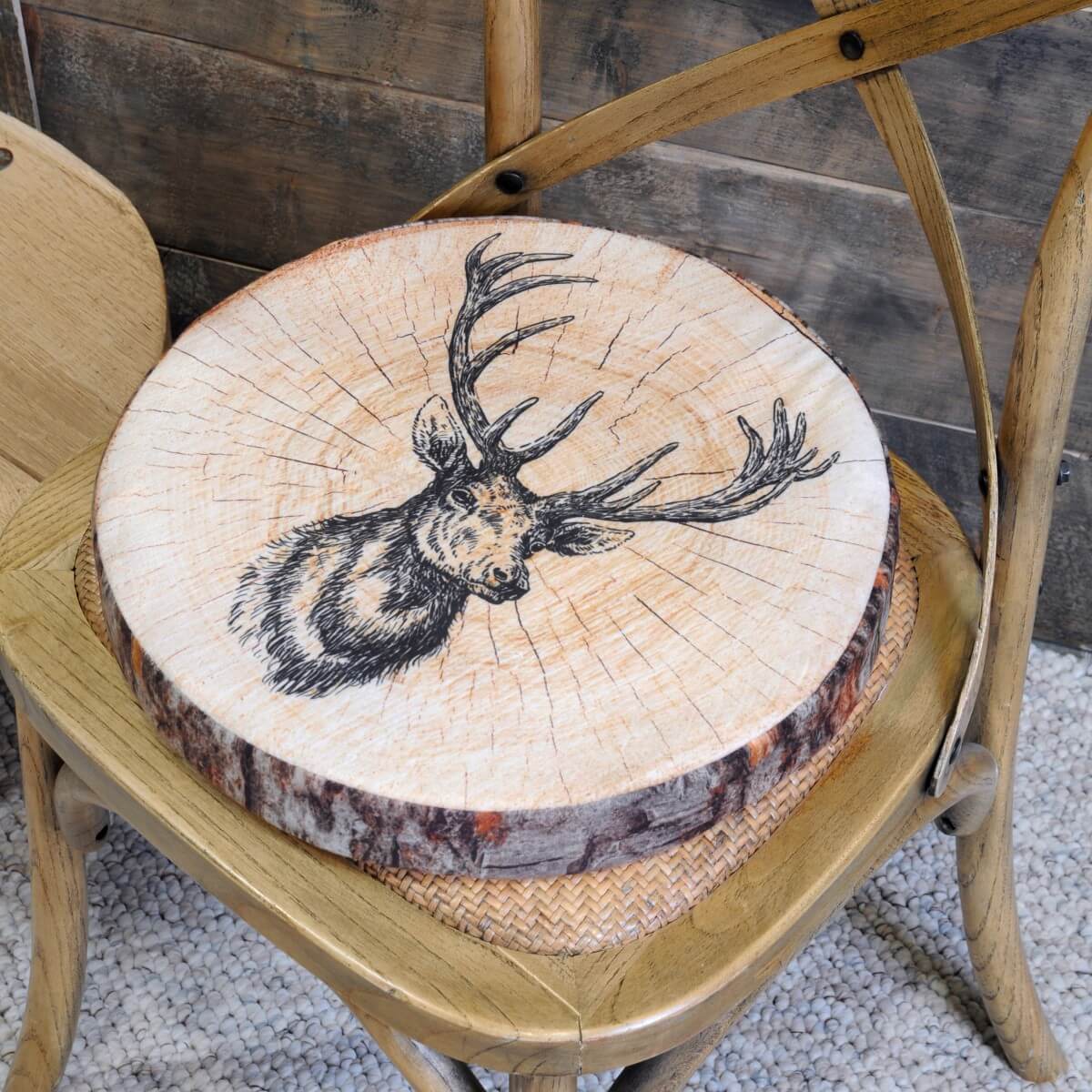 cuscino rotondo double face