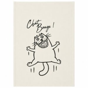 strofinaccio con disegno gatto