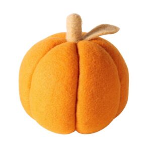 decorazione in lana a forma di zucca