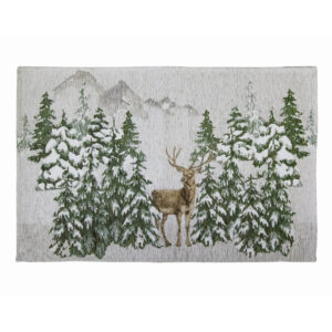 tappeto rettangolare con cervo