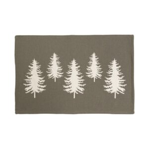 tappeto rettangolare con alberi