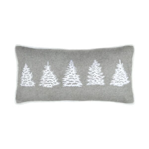 cuscino rettangolare con disegno alberi