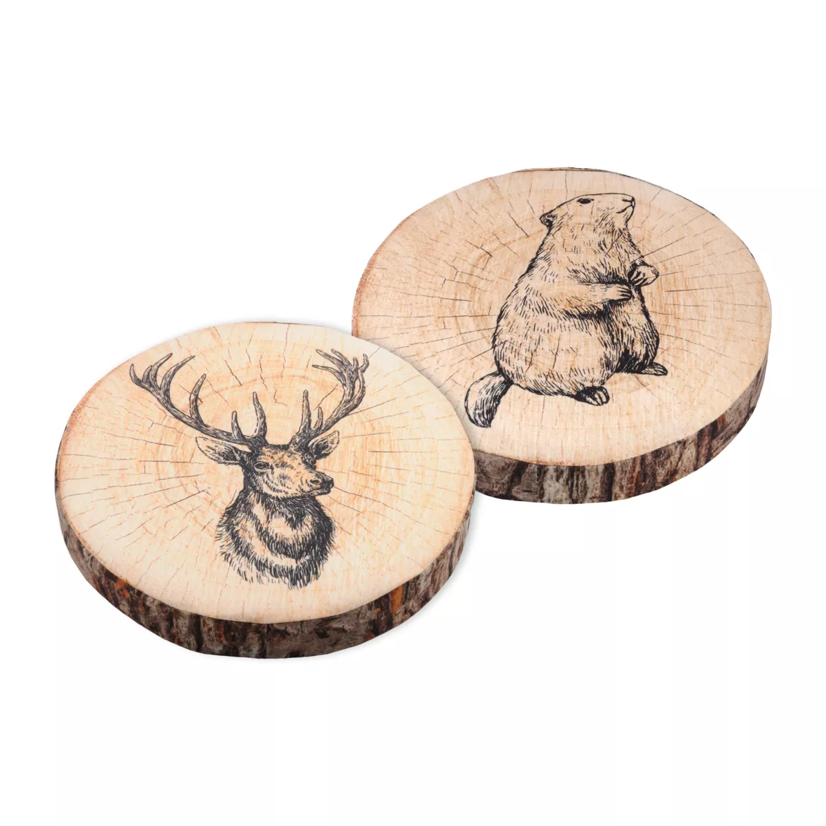 cuscino rotondo double face