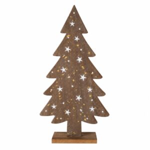 decorazione in legno albero di natale