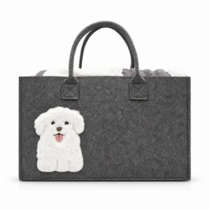PLAID CON BORSA IN FELTRO "NUVOLA"