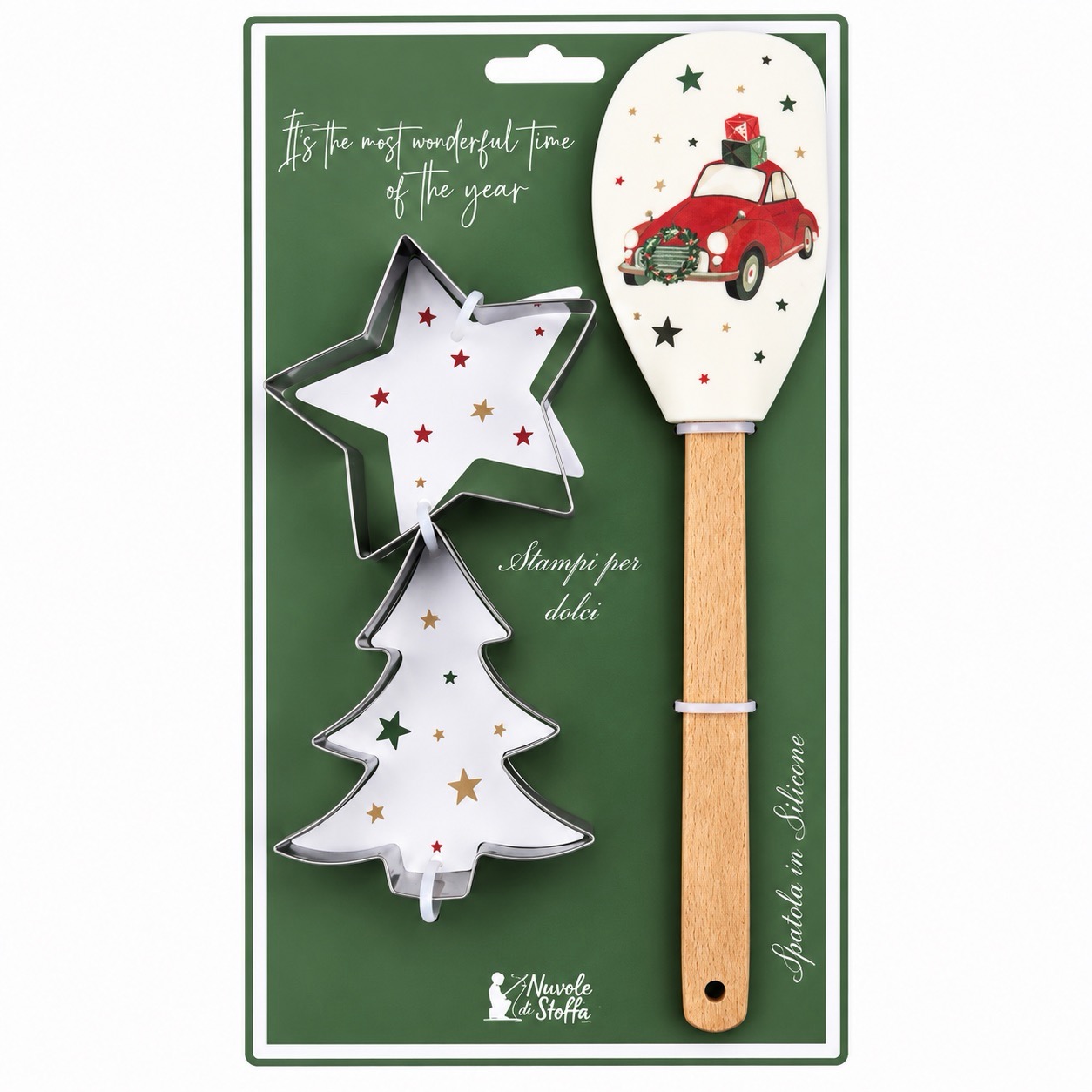 SPATOLA IN SILICONE CON STAMPINI "CHRISTMAS IS COMING" - immagine 6