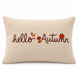 cuscino rettangolare disegno autunno