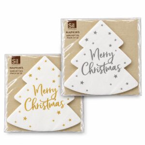 tovaglioli con scritta merry christmas
