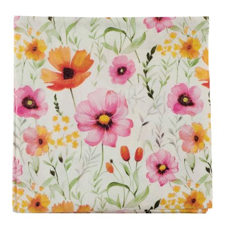 tovaglioli con disegno fiori