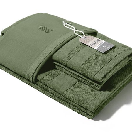 asciugamano viso ospite php colore foresta