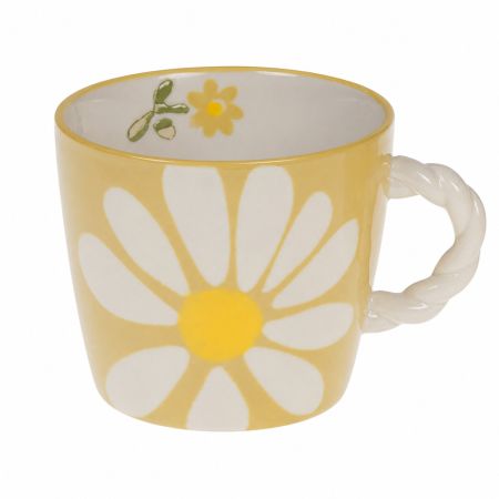 tazza con disegno margherita