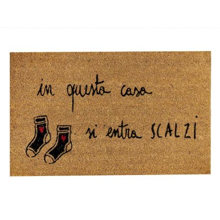 zerbino in questa casa si entra scalzi